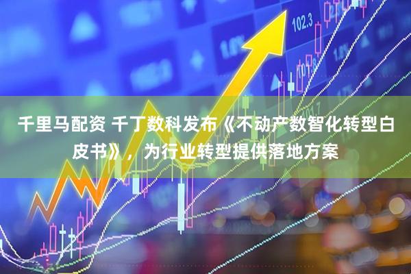 千里马配资 千丁数科发布《不动产数智化转型白皮书》，为行业转型提供落地方案