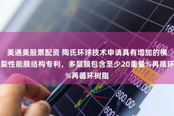 美通美股票配资 陶氏环球技术申请具有增加的横向撕裂性能膜结构专利，多层膜包含至少20重量%再循环树脂